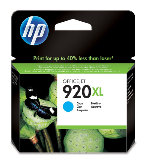 HP 920XL Cyan Officejet Ink Cartridges