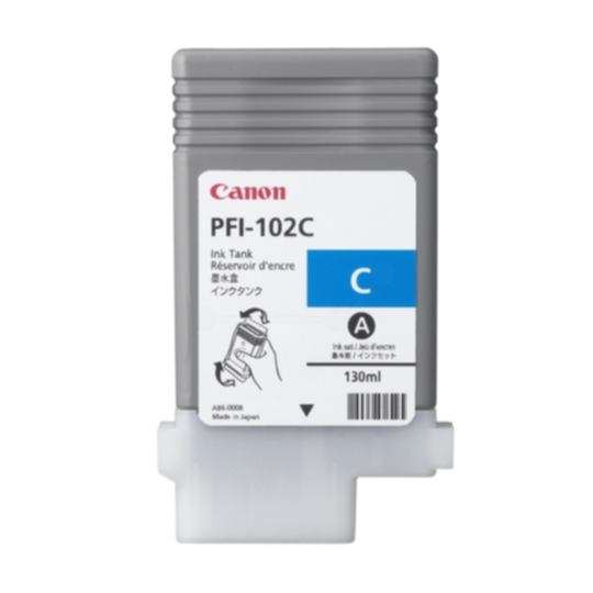 Canon PFI-102 C Mustepatruuna syaani