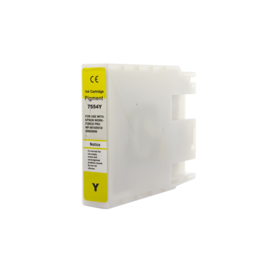 Mustepatruuna, korvaa Epson T7554, keltainen, 4.000 sivua