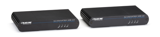 BLACK BOX KVM EXTENDER - DVI-D, USB 2.0, SINGLE-ACCESS, CATX