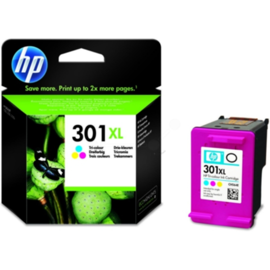 HP 301XL Mustepatruuna 3-väri
