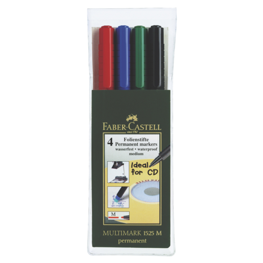 OH-kynä VL Faber Castell medium, 4 kpl