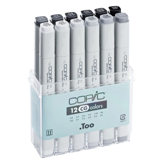 Copic Marker 12-setti Cool Gray