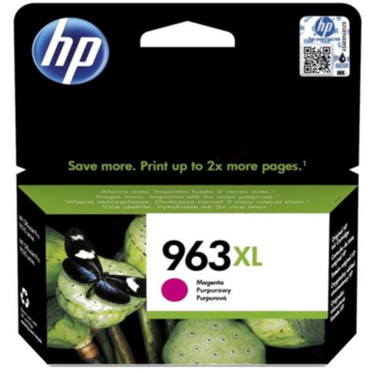 HP 963XL Mustepatruuna magenta, 1600 sivua