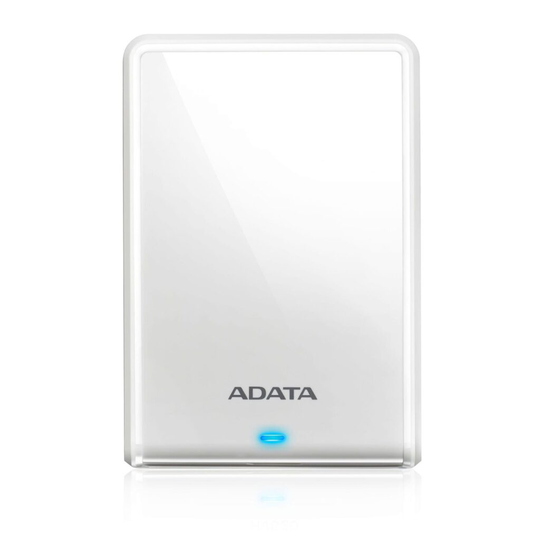 ADATA HV620S 1TB USB3.1 HDD 2.5i White