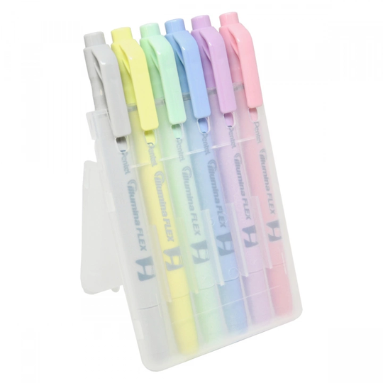 Pentel Illumina Flex Twin Pastell 6 kpl