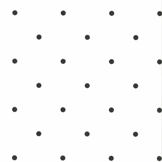 Noordwand Fabulous World Tapetti Dots mustavalkoinen 67105-3