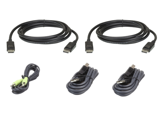 Cable KIT DUAL DisplayPort 1.2 /USB/SP