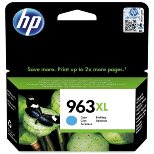 HP 963XL Mustepatruuna syaani, 1600 sivua