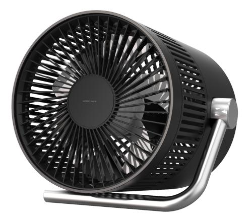 USB Fan, Rechargable Battery 2000 MAh, 3 Speeds, Black