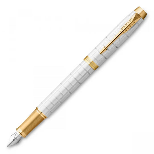 Parker IM Premium Pearl/Gold Täytekynä Medium