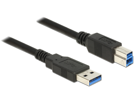 This USB Cable By Delock Enables The Connection Between A Device With A USB 3.0 Type-B Connector And
