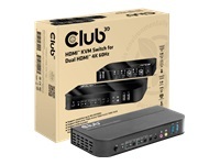 CLUB 3D HDMI KVM SWITCH FOR DUAL HDMI 4K