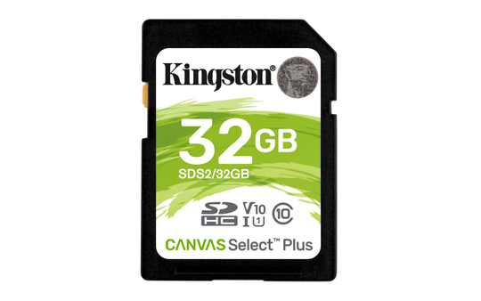 Canvas Select Plus SDHC-muistikortti, 32 GB, Class 10 UHS-I, Musta