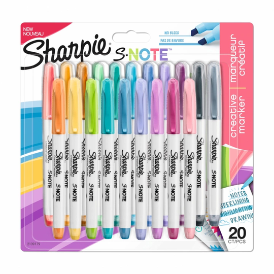 Sharpie S-note 20-setti