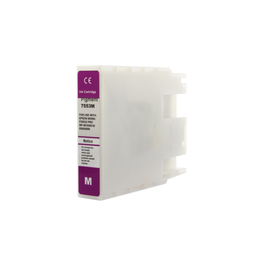 Mustepatruuna, korvaa Epson T7553, magenta, 4.000 sivua
