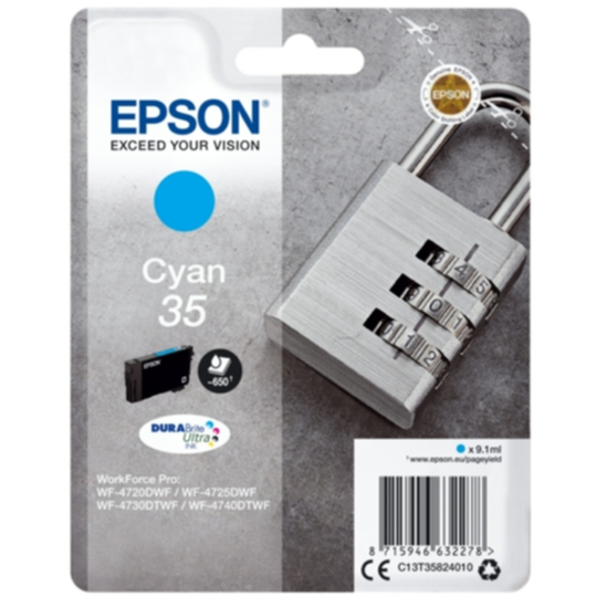 Epson 35 Mustepatruuna syaani, 9,1 ml