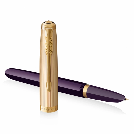 Parker 51 Plum/Gold Täytekynä Medium