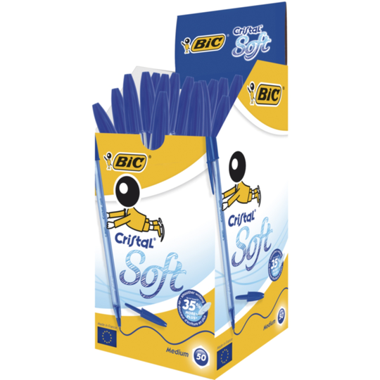 BIC Cristal Soft Medium Sininen (50)