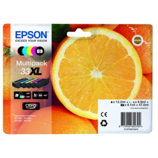Mustepatruuna MultiPack Bk,C,M,Y,PBK, Innehåll 12,2