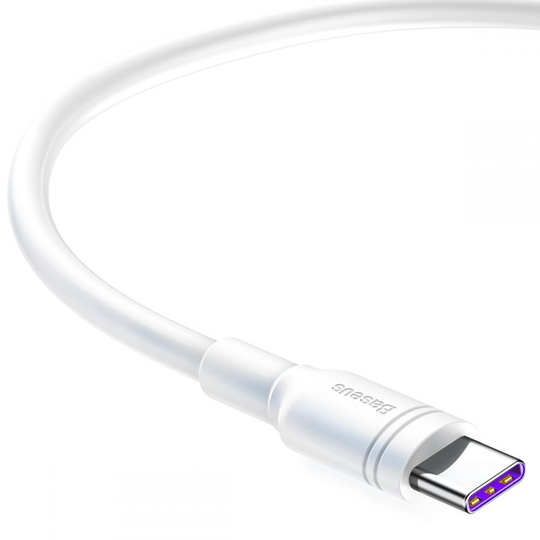 Baseus Double Ring SC5.0/QC3.0 Type-C-kaapeli 2m 5A musta
