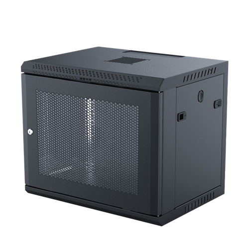 Wall Mountable Server Cabinet With Space For 6U And A Weight Capacity Of 60kg. The Cabinet Is Equipp
