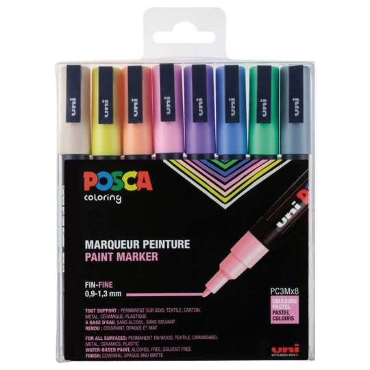 Posca Posca PC-3M Pastelli 8-setti