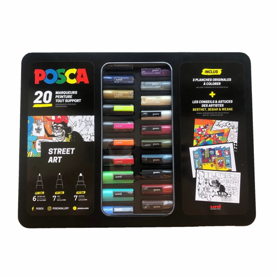 Posca Posca Marker Street Art 20-setti