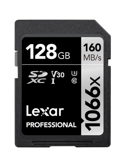 Lexar professional 128gb sdxc uhs-i (1066x, 160mb/s) -muistikortti