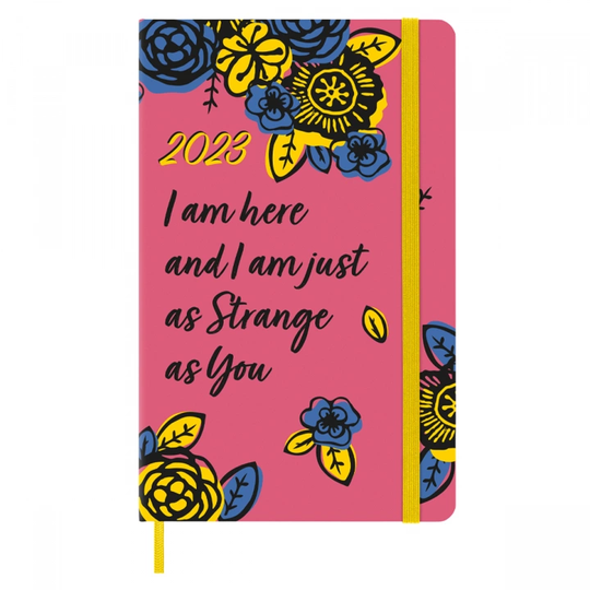 Moleskine 12M Weekly Notebook Frida Kahlo Large Light Pink