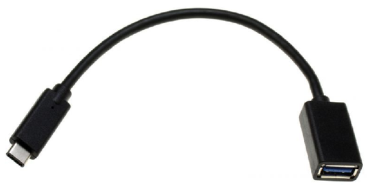 Uros USB-C 3.1 - Naaras USB-A 3.0 Adapterikaapeli 0 2m bulk
