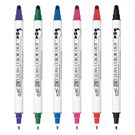 ZIG Kuretake Clean Color DOT Pen Black