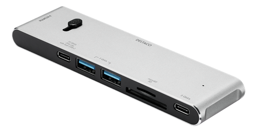 USB-C MB Docking Station HDMI/SD/mSD Reader PD 3.0 Space Grey