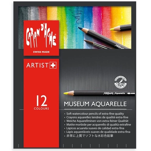 Caran d'Ache Museum Aquarelle 12 kpl