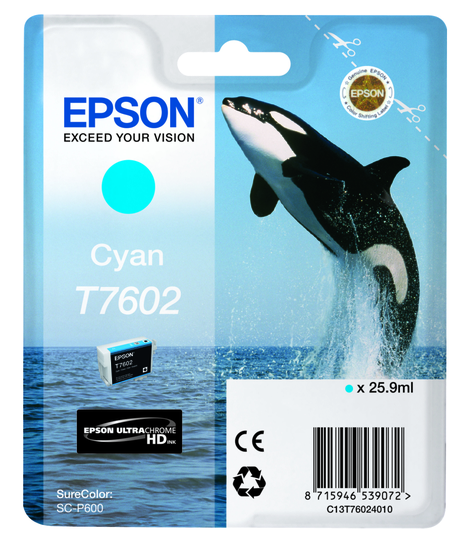 Ink/T7602 Killer Whale 25.9ml CY