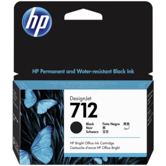 HP 712 Mustepatruuna musta