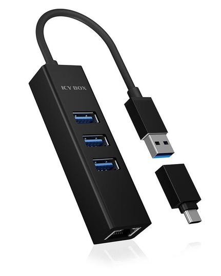USB 3.0 HUB & LAN Adapter