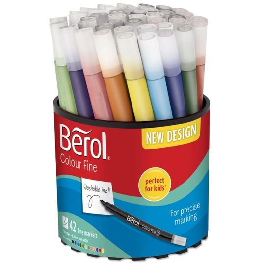 Berol Colour Fine Tip 42 kpl