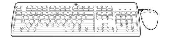 HPE USB FR Keyboard/Mouse Kit