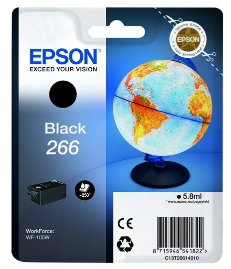 EPSON Cartouche Black Globe 266 WF-100W