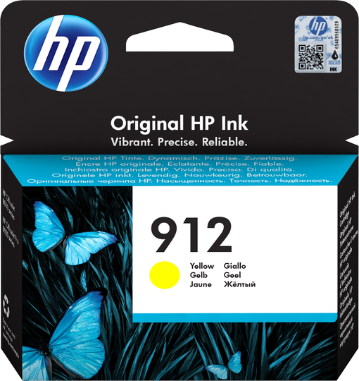 HP 912 Yellow Original Ink Cr