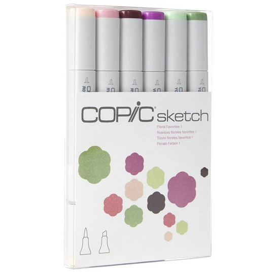Copic Sketch 6 kpl Floral Favourites 1
