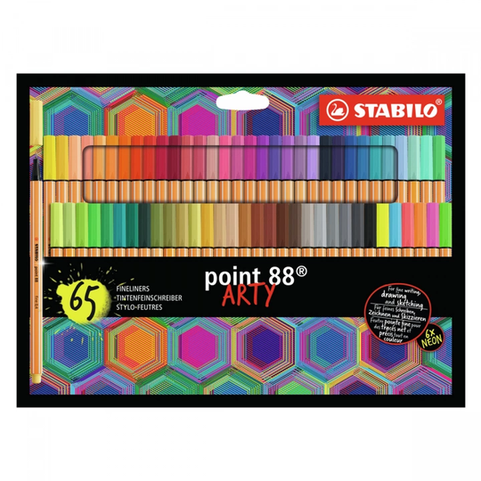 Stabilo Point 88 Fineliner Arty 65 kpl