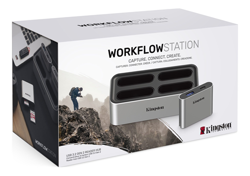 KINGSTON USB3.2 GEN2 WORKFLOW STATION DOCK W/5G USB-A/C HUB