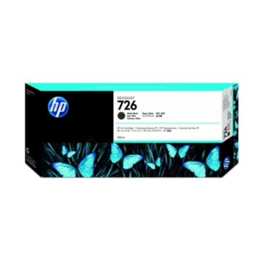 HP 726 Mustepatruuna mattamusta
