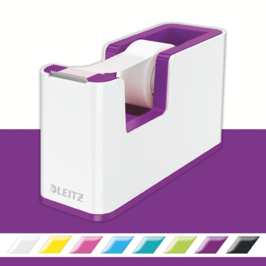 Leitz teippiteline WOW valk./violetti