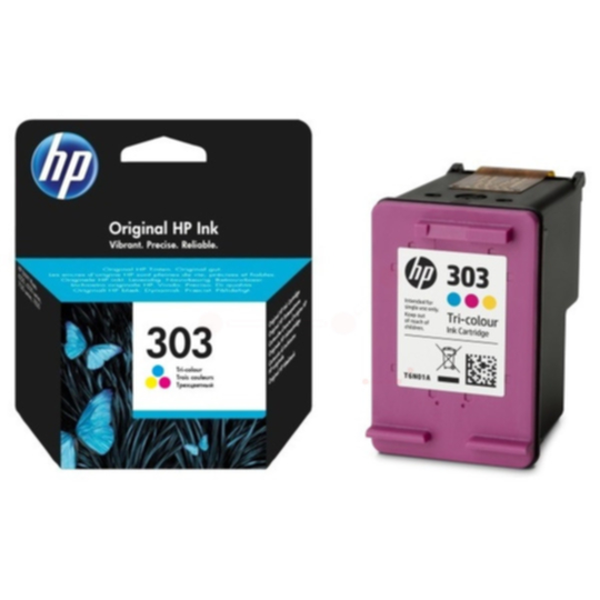 HP 303 Mustepatruuna 3-väri, 165 sivua