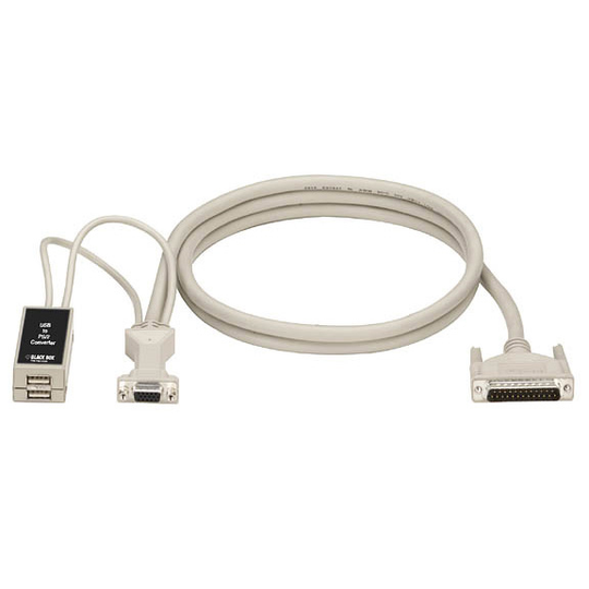 BLACK BOX KVM USER CABLE - DB25, VGA, USB, 1-FT. (0.3-M)