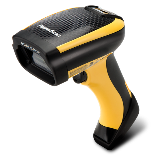 PowerScan D9100, USB, Indsutrial, Incl Cables, Yellow