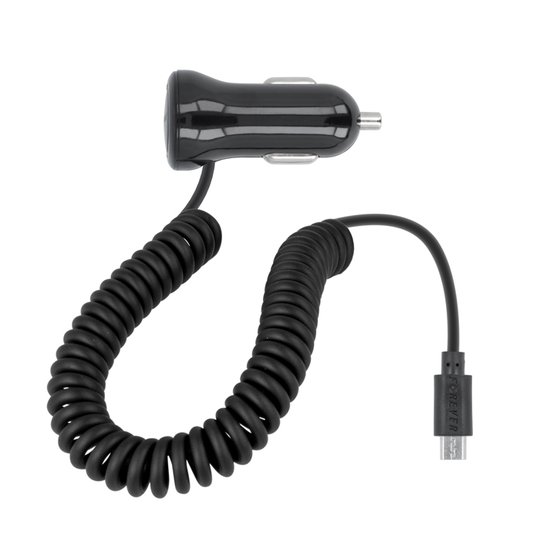 Forever 1 A Micro USB Autolaturi M01 - Musta